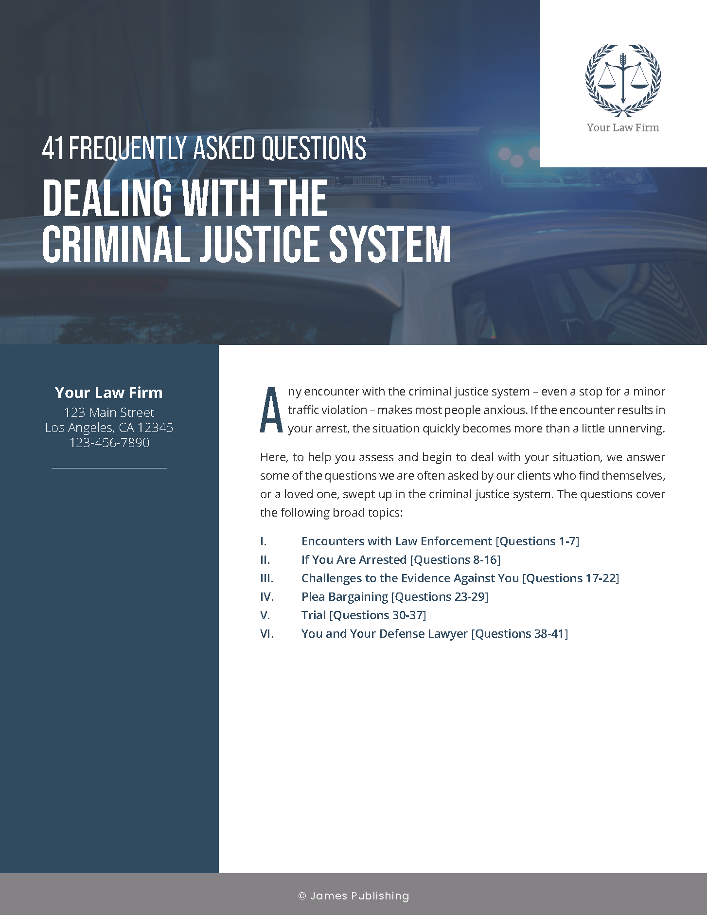 CRIM-02 FAQs Dealing with the Criminal Justice System