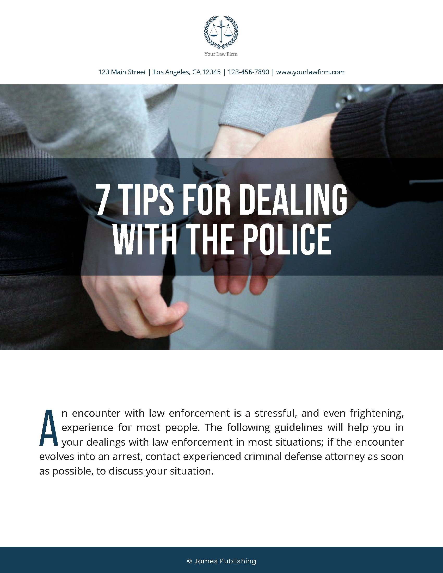 CRIM-10 7 Tips for Dealing with the Police