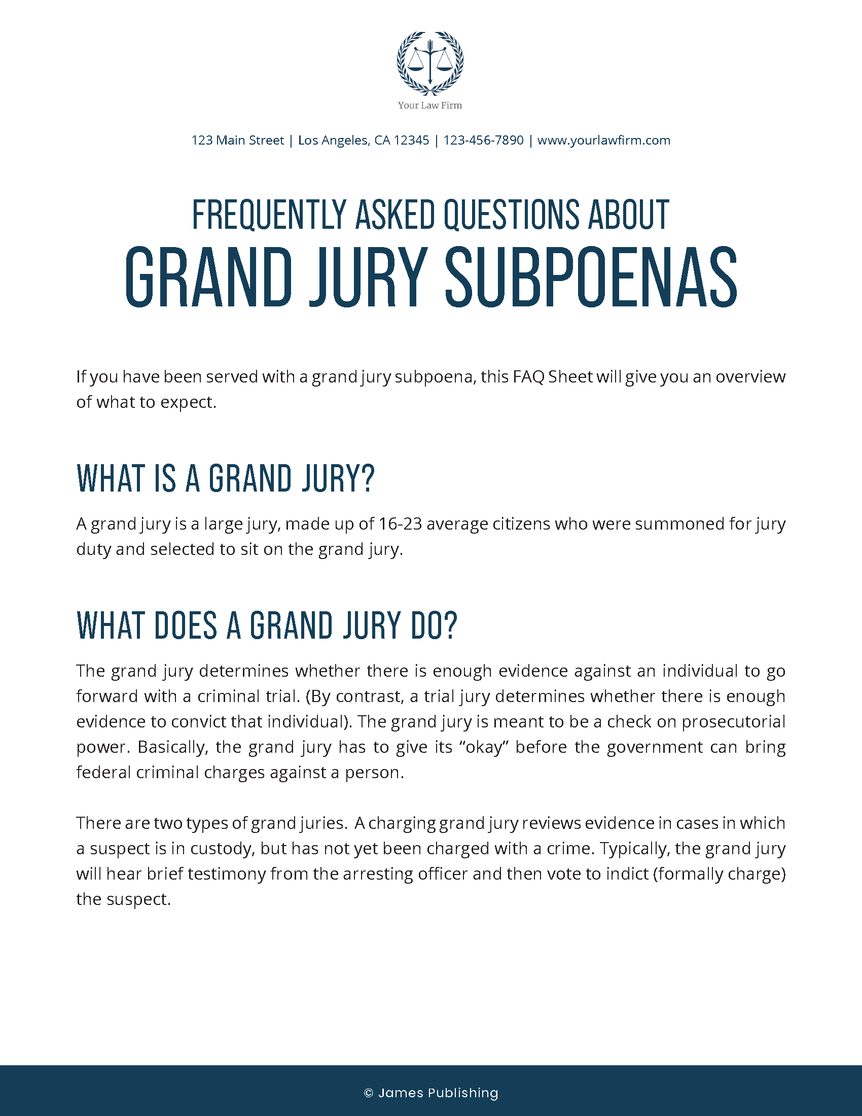 CRIM-17 FAQs Grand Jury Subpoenas