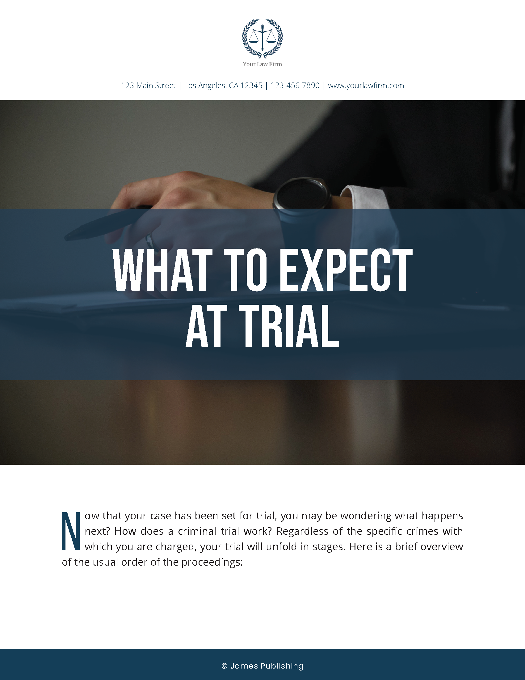 CRIM-23 What to Expect at Trial