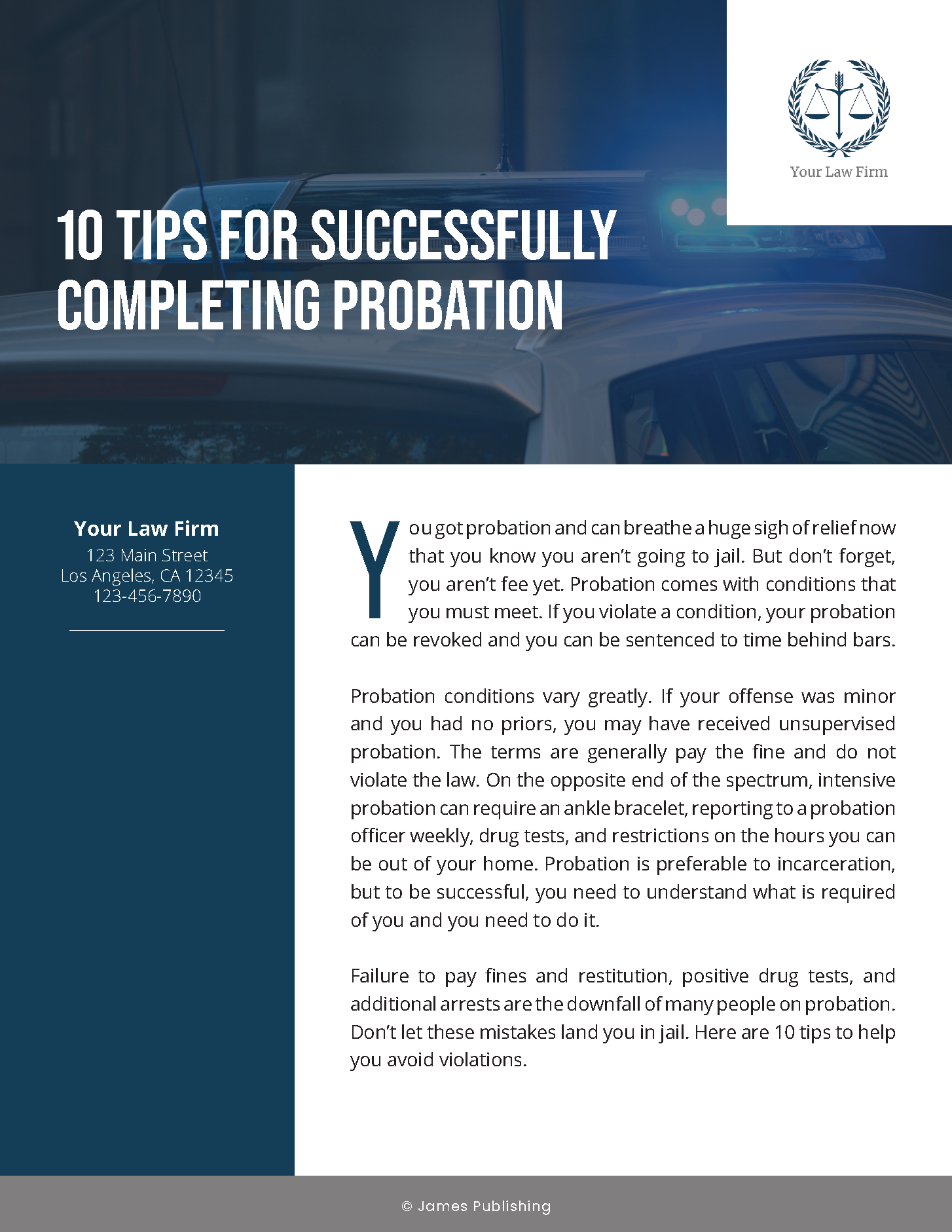 CRIM-27 10 Tips for Succesfully Completing Probation