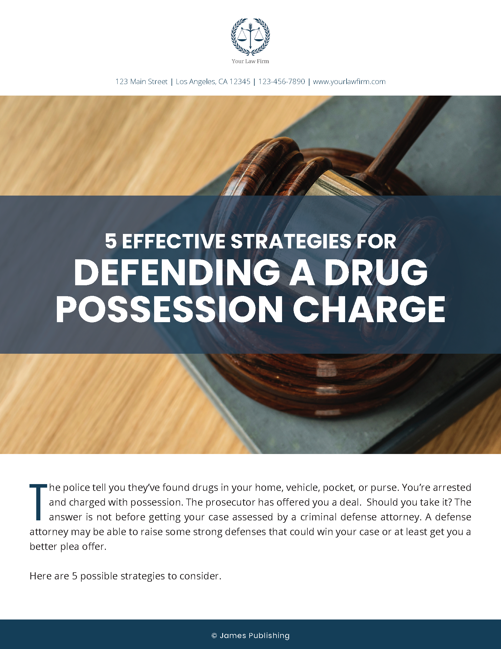 CRIM-32 5 Effective Strategies for Defending a Drug Possession Charge