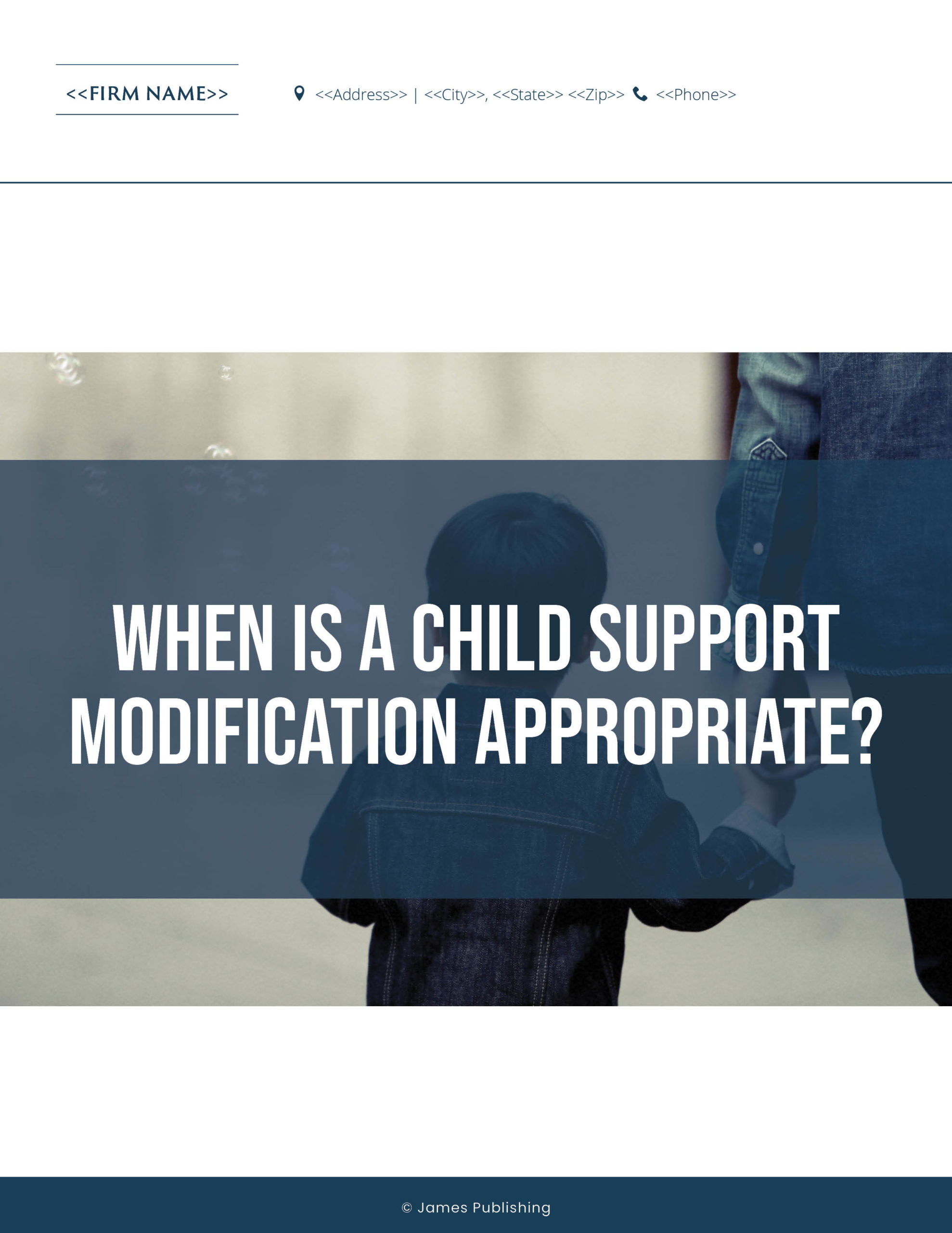 FAM-26 When Is a Child Support Modification Appropriate?