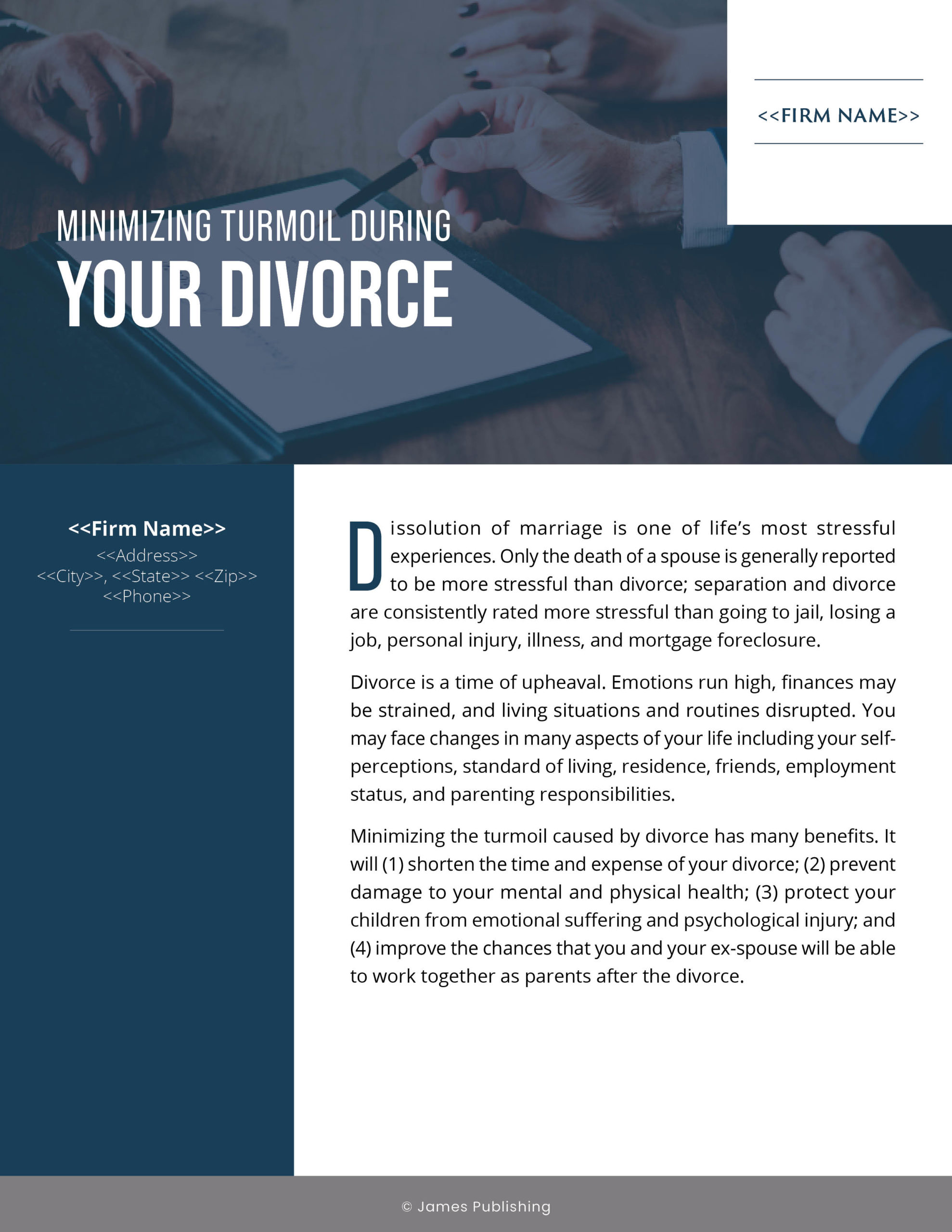 FAM-04 Minimizing Turmoil During Your Divorce