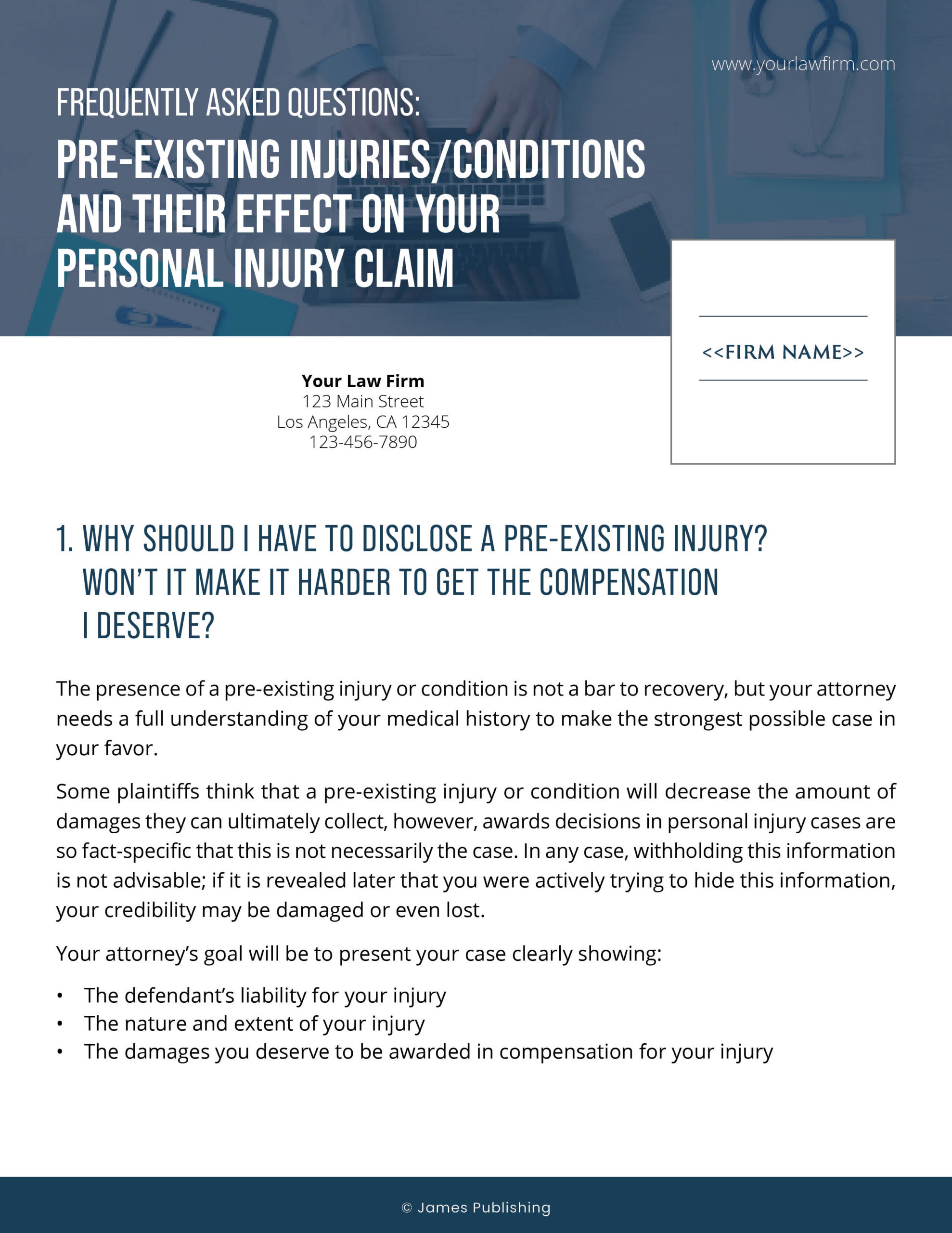 PI-18 How a Pre-Existing Injury Can Affect Your Case