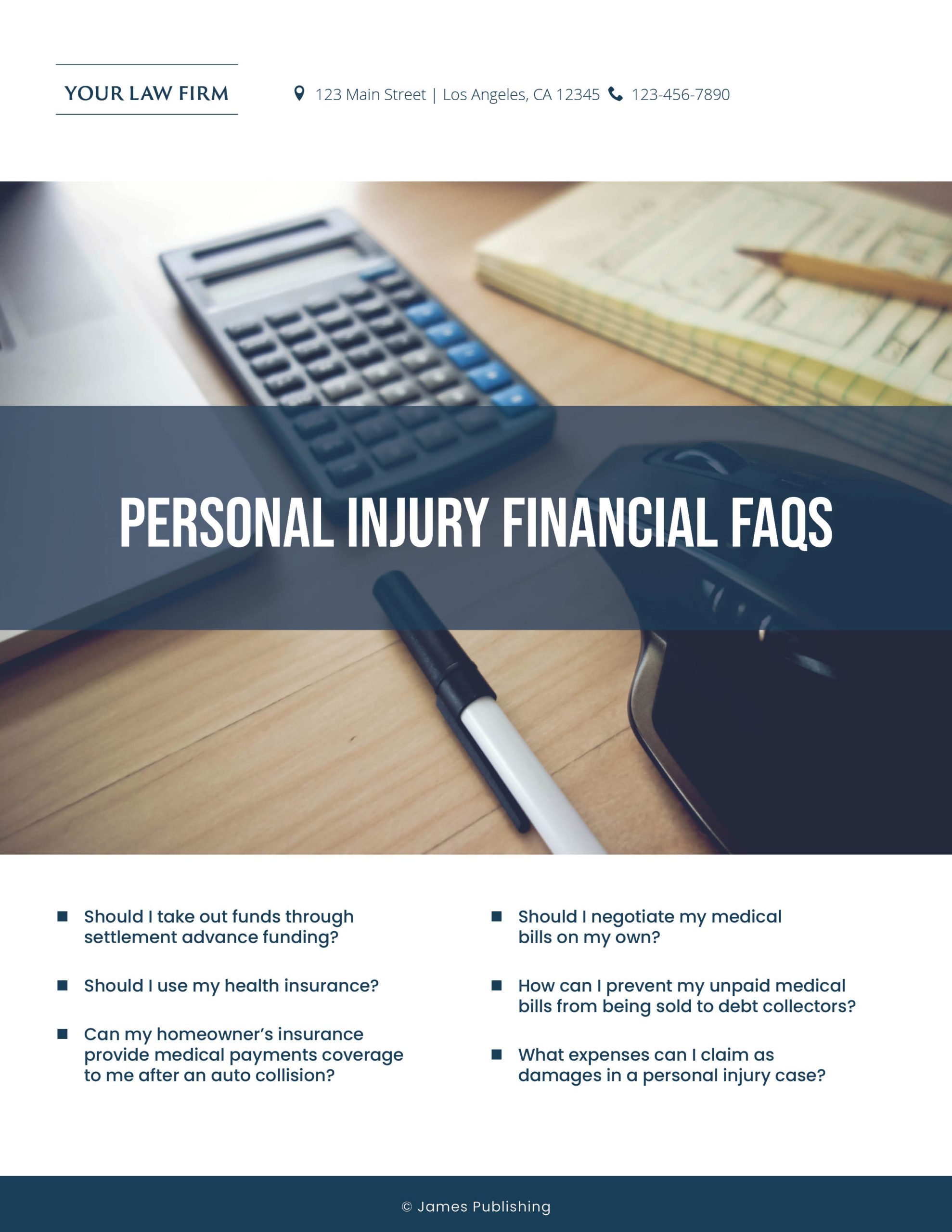 PI-22 Personal Injury Financial Frequently Asked Questions
