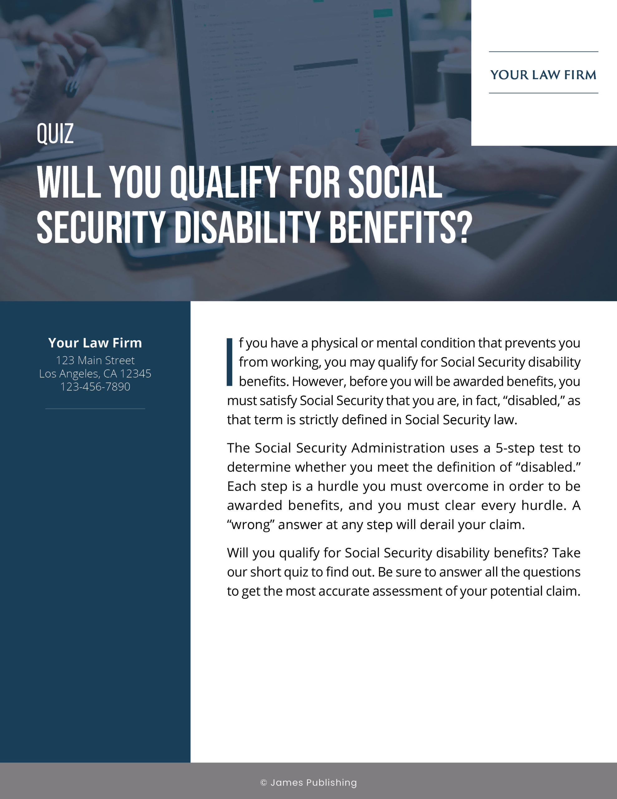 SSD-02 Quiz - Will You Qualify for Social Security Disability Benefits